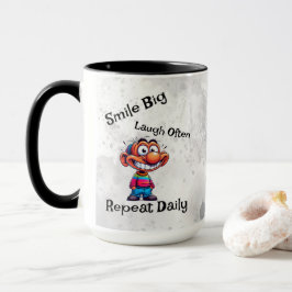 Mug "Souriez gros, riez souvent, répétez quotidienneme