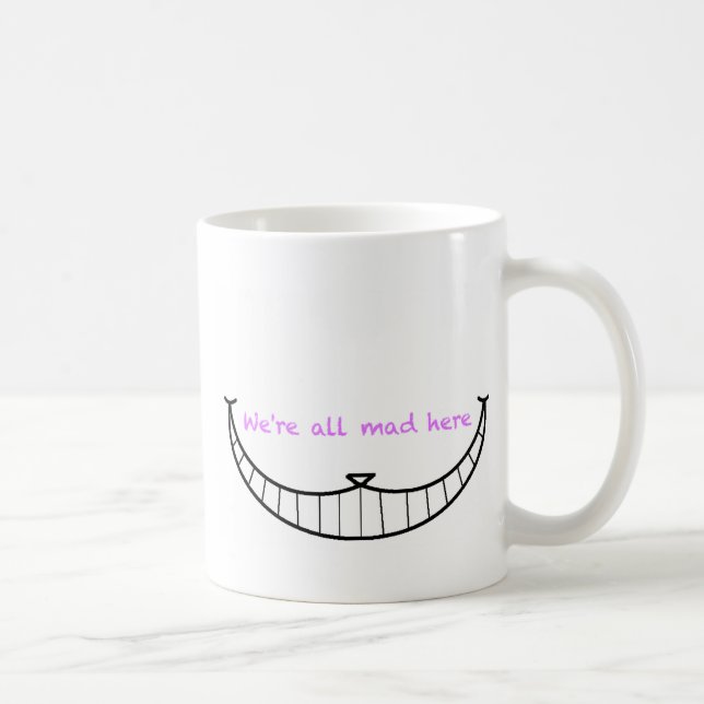 Mug Sourire de chat de Cheshire (Droite)