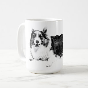 Mug Sourire Matinal de Corgi Tranquille