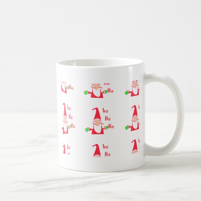 Mug Souris caricature amusante Collection Père Noël. (Droite)