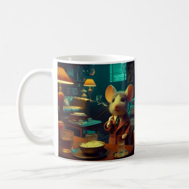 Mug Souris dans sa maison (Gauche)