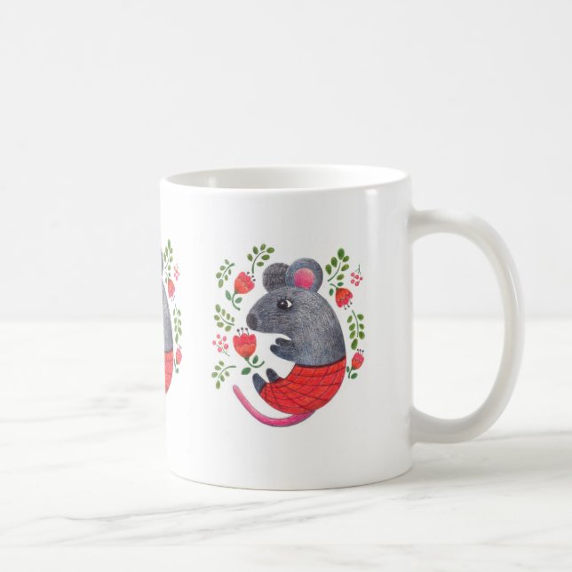 Mug souris dessinée (Droite)