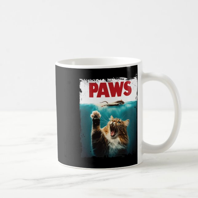 Mug Souris Parodique Chat Souris Humoristique Chat Cha (Droite)