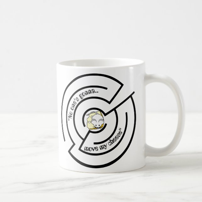 Mug Souris têtue en Maze de fromage (Droite)