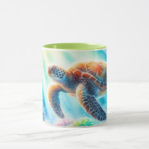 Mug Sous la tortue de mer