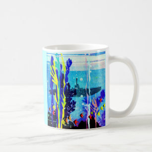 Mug sous-marin fantomatique dans les eaux tropicales