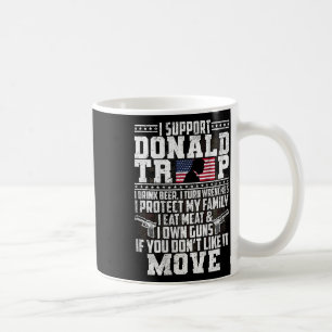 Mug Soutenez Donald Trump Je Bois De La Bière Je Tourn