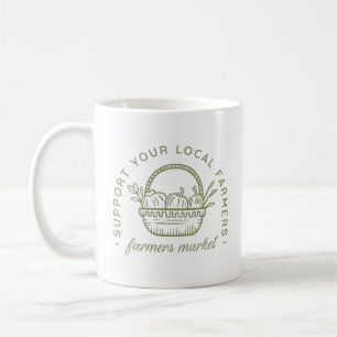 Mug Soutenez vos devis de cottagecore de fermiers loca