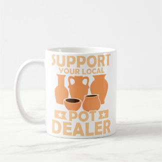 Mug Soutenez Votre Céramiste Artisan Potier Local