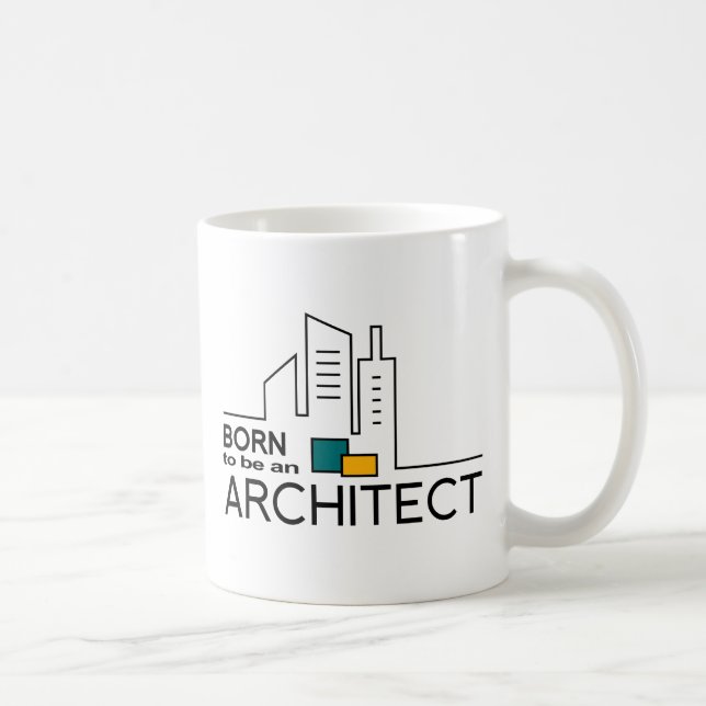 Mug Soutenu pour être un architecte (Droite)