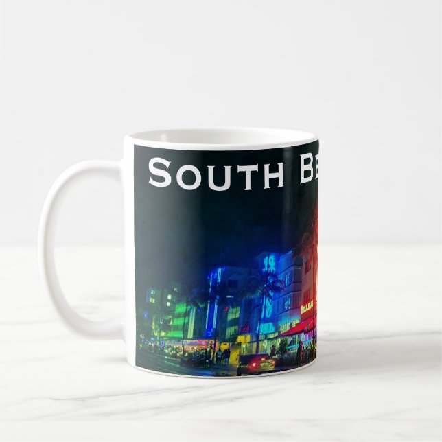 Mug South Beach, Miami, Floride Art Déco (Gauche)