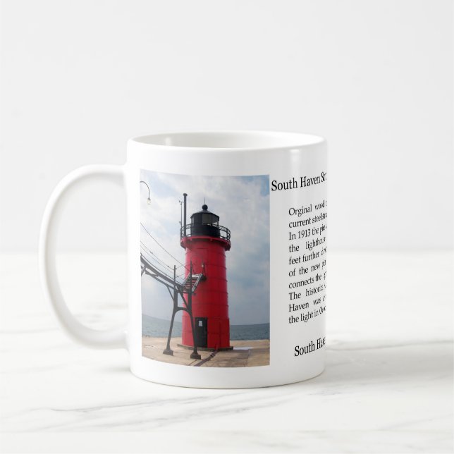 Mug South Haven South Pierhead Musique légère (Gauche)