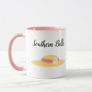 Mug Southern Belle Summer Daisy Casquette Cute Cartoon