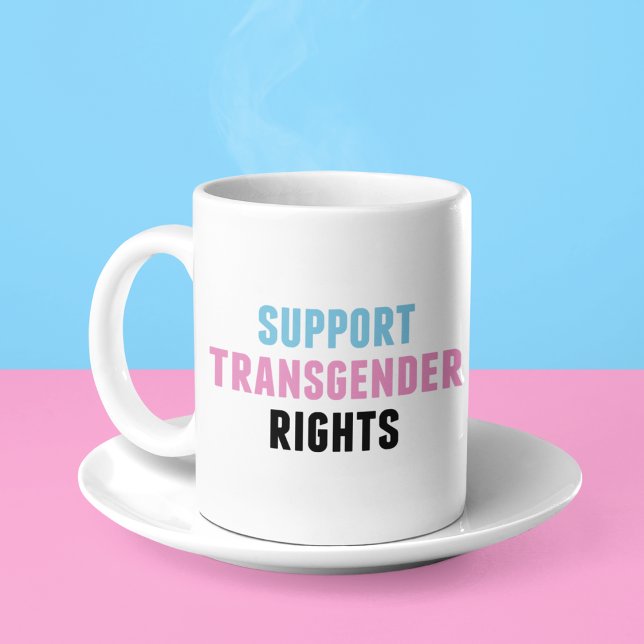 Mug Soutien aux droits transgenres (Créateur téléchargé)