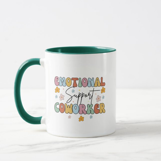 Mug Soutien émotionnel Coworker Collègue Amis BFF (Gauche)