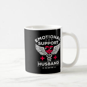 Mug Soutien émotionnel Mari ne pas animal de compagnie