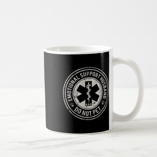 Mug Soutien Émotionnel Mari Ne Pet Pas Amusant Femme H (Droite)