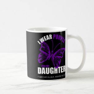Mug Soutien Fibromyalgie Sensibilisation Papillon Purp