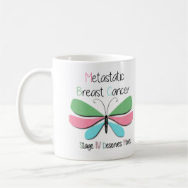 Mug Soutien pour le cancer du sein métastatique