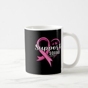 Mug Soutien Squad Cute Heart Sensibilisation au cancer