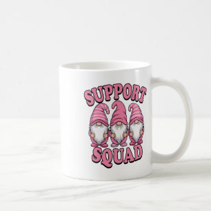 Mug Soutien Squad Cute Rose Gnome Cancer du sein