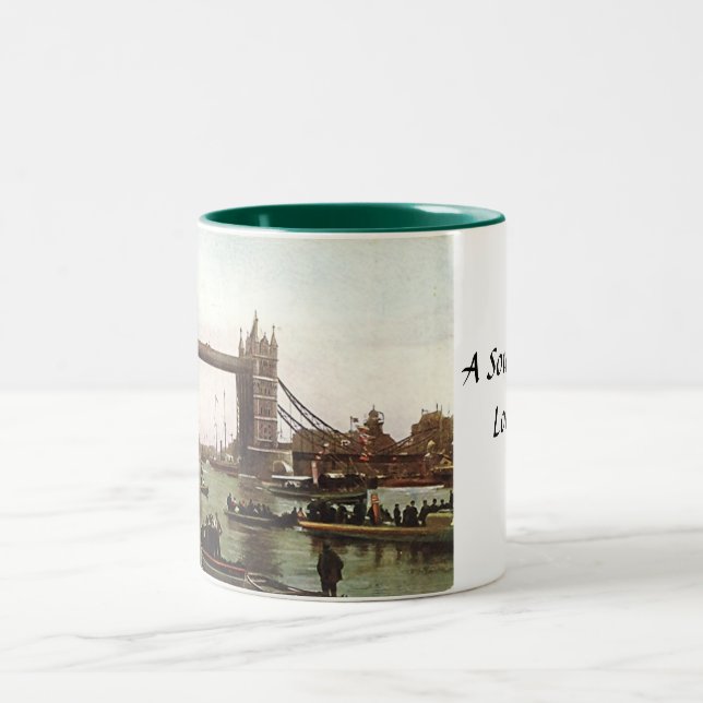 Mug Souvenir de Londres - Tower Bridge (Centre)