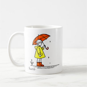 Mug Souvenir de Seattle Rainy Day