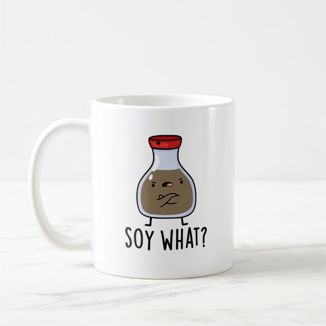 Mug Soy Quel Drôle Pun De Sauce De Soja (Gauche)