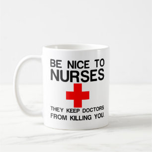 MUG SOYEZ BIEN AVEC LES INFIRMIÈRES