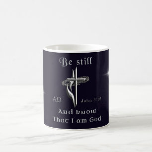 Mug Soyez calme et sachez que je suis Dieu