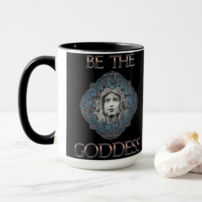 Mug Soyez la déesse (Avec donut)