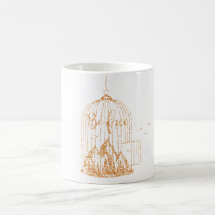 Mug Soyez Rose Gratuit Gold Bird Cage Mountain Copper 