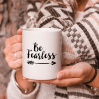 Soyez sans crainte - Sayons Inspirationnels Typogr