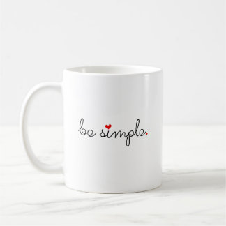 Mug Soyez simple - Trouvez votre paix