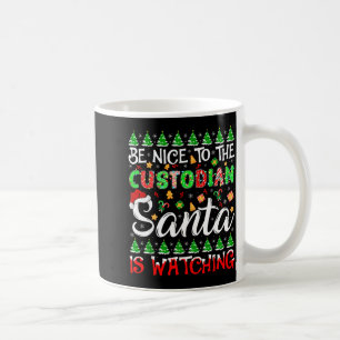 Mug Soyez Sympathique Avec Le Gardien Le Père Noël Sur