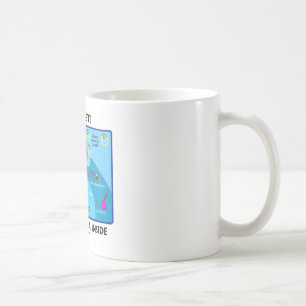 Mug Soyez tranquille ! Intérieur d'ARN de silencieux