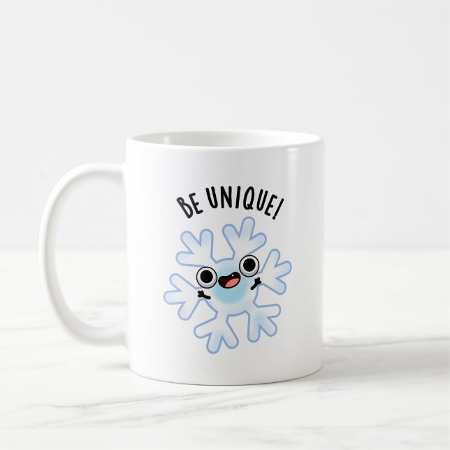 Mug Soyez unique Funny Snowflake Pun (Gauche)