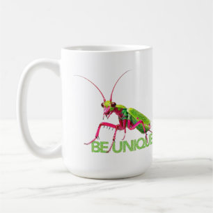 Mug SOYEZ UNIQUE insecte mante religieuse groovy art i