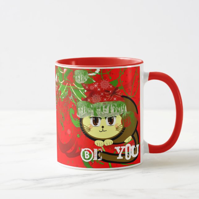 Mug SOYEZ VOUS Citations Artsy Kitty veut que vous soy (Droite)