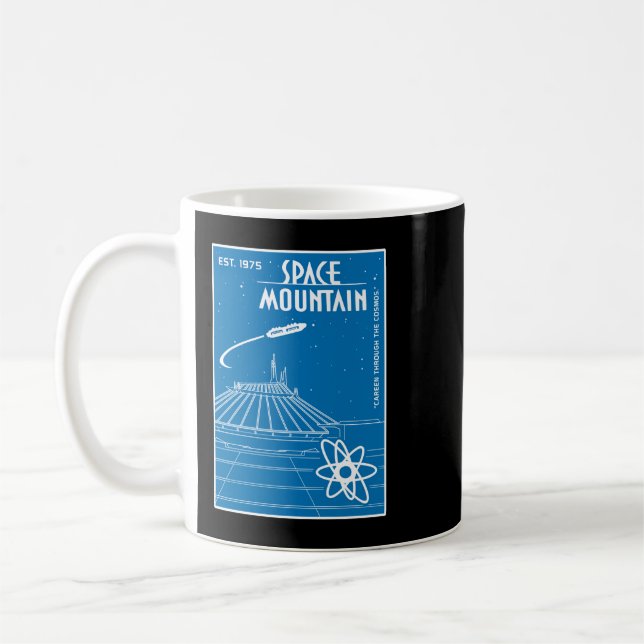 Mug Space Mountain (Plan directeur) (Gauche)