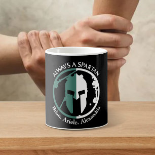 Mug Spartan Fort Devenez écolo Personnaliser le nom