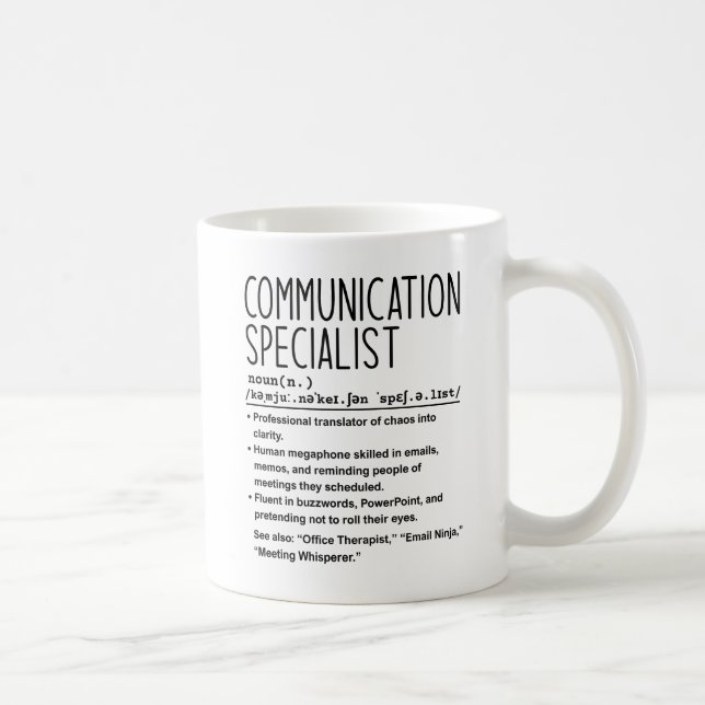 Mug Spécialiste de la communication (Droite)