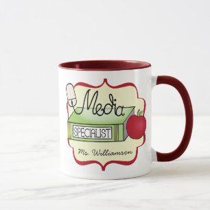 Mug Spécialiste en médias d'école