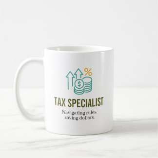 Mug Spécialiste fiscal - Nom personnalisé
