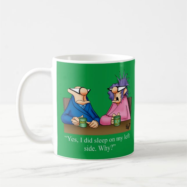 Mug Spectacles amusants Mariage Pourquoi l'Humour de l (Gauche)