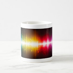 Mug Spectre musical Soundwave Vibrant Audio Visualizer