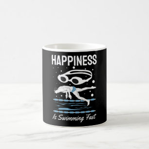Mug Speedo Swimmer - Le bonheur est nager Rapide