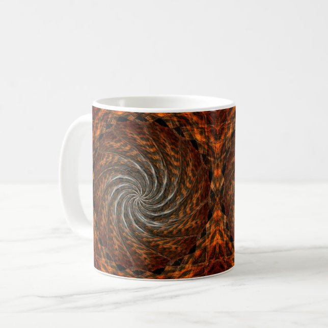 Mug Sphère en plumes foncées (Devant gauche)