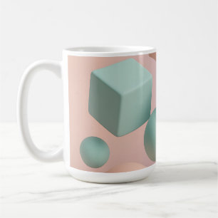 Mug Sphères Géométriques Pastel Cubes