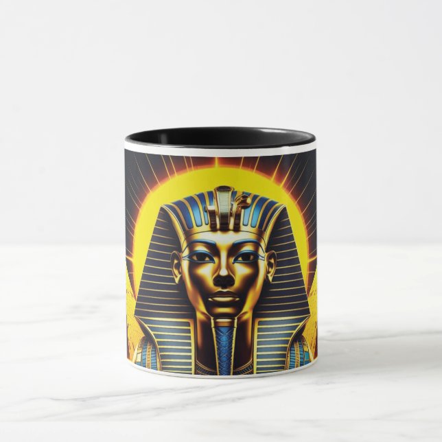 Mug Sphinx Et Pyramide - Pharaon Égyptien Ancien (Centre)